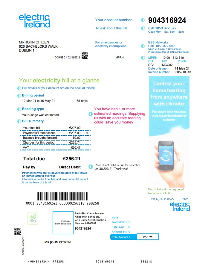  Minol USA business utility bill 